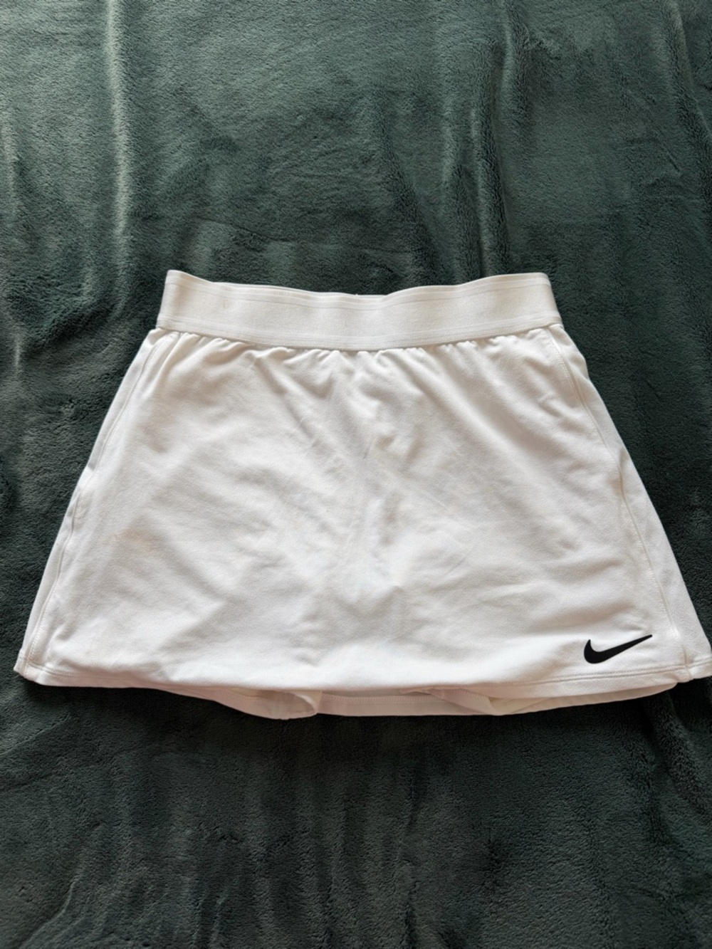 Nike White Dri-FIT Tennis Skort